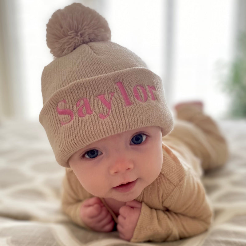 Embroidered Baby & Toddler Beanies