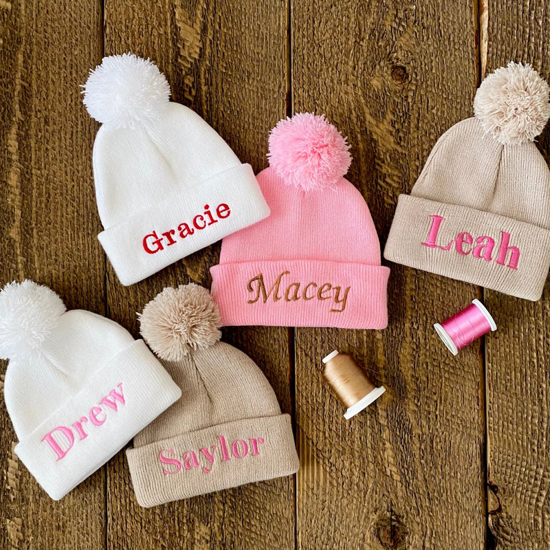 Embroidered Baby & Toddler Beanies