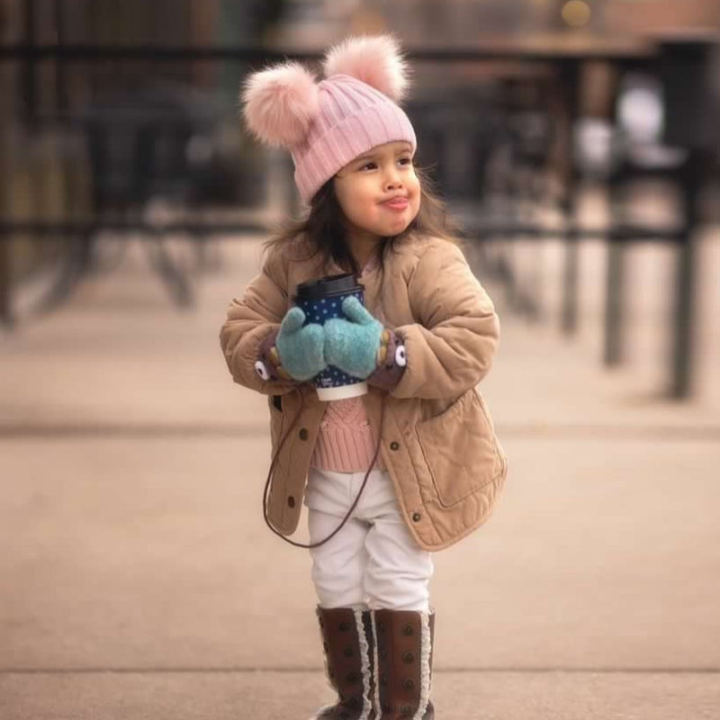 Double Pom Pom Beanies